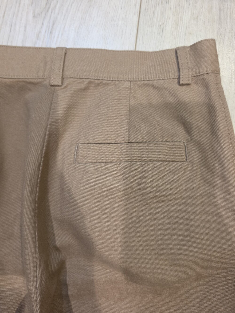 COS Brown Cotton Straight Leg Trousers Pants Minimalist Scandinavian Size 36 - Picture 4 of 8